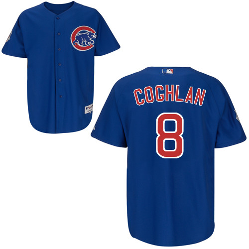 Chris Coghlan #8 mlb Jersey-Chicago Cubs Women's Authentic Alternate 2 Blue Baseball Jersey